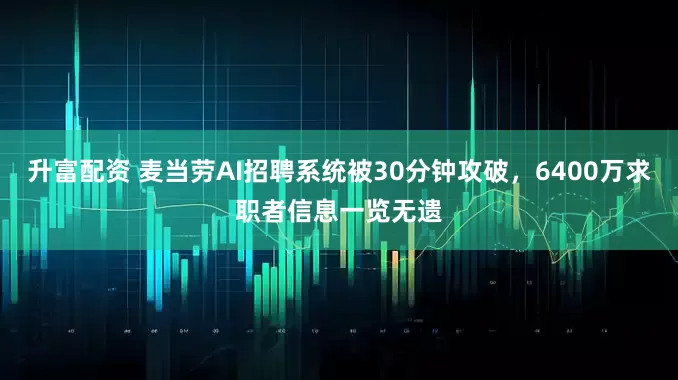 升富配资 麦当劳AI招聘系统被30分钟攻破，6400万求职者信息一览无遗
